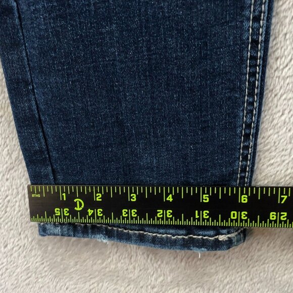 Silver Jeans Women's Suki Capri Jeans Size 26 Blue Denim Cropped Casual Y2K - Picture 9 of 14